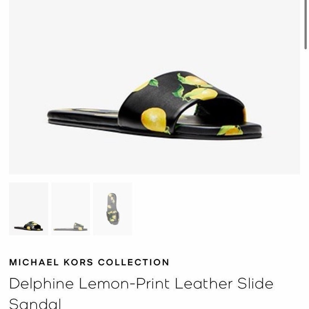 Michael Kors Lemon Slides
